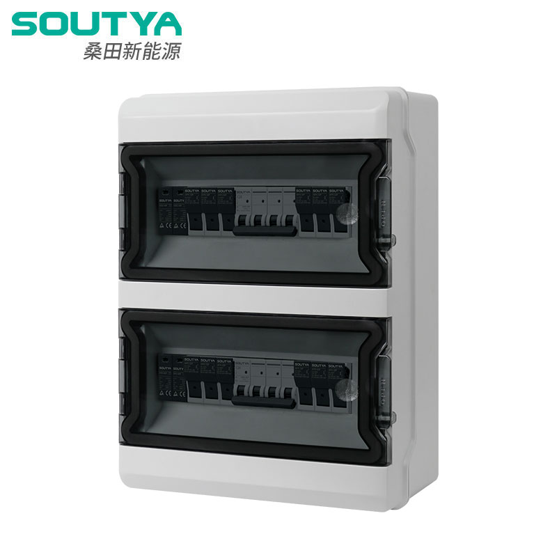 1000V DC Combiner Box 6 In 2 Out MCB type